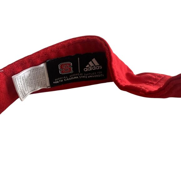 Adidas NC State Wolfpack Adjustable Climalite Embroidered Football NCAA Visor - Picture 13 of 16
